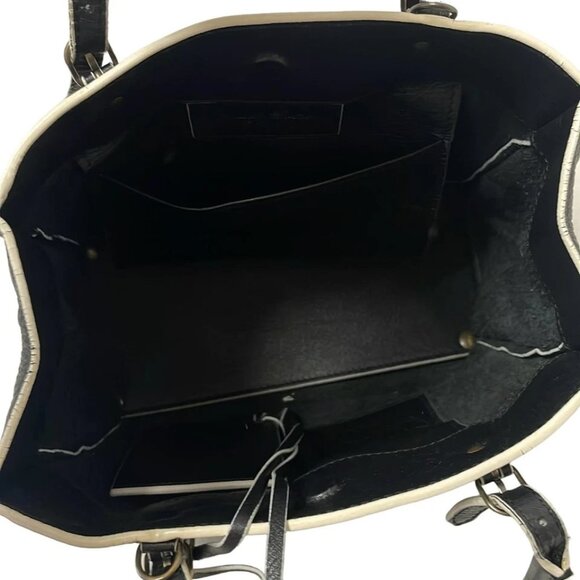 BALENCIAGA Papier Mini 305572 Black Leather - Tote Bag 596-053125 - Picture 8 of 9